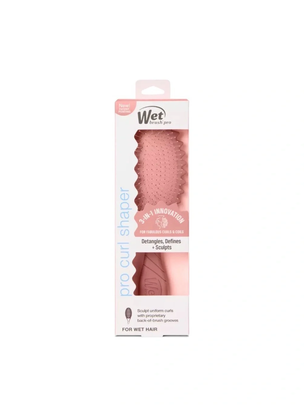 WetBrush Pro Curl Shaper Detangling Brush - Pink